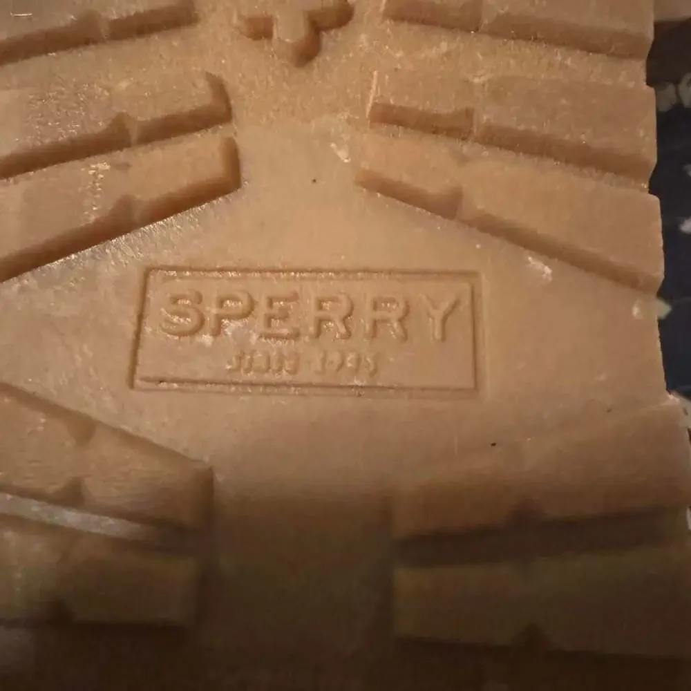 Sperry Rudder Boys Brown Lace-Up Boots Size 3